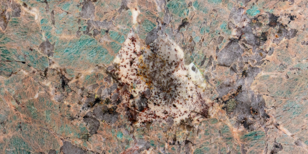 Image of the unique granite, Amazonite.