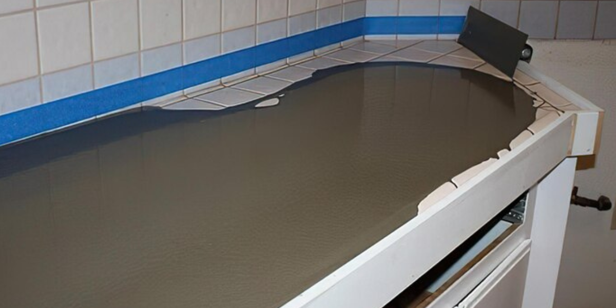 Epoxy counter installation